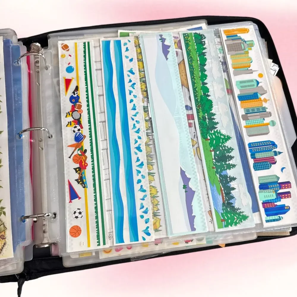Vintage Y2K Scrapbooking Lot Crop In Style PSB Binder Stickers Ephemera Kits